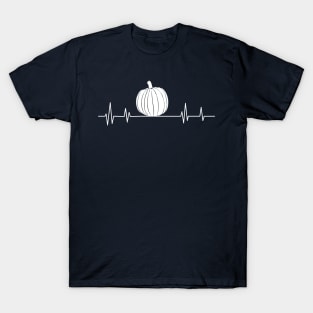 pumpkin heartbeat ,halloween heartbeat T-Shirt